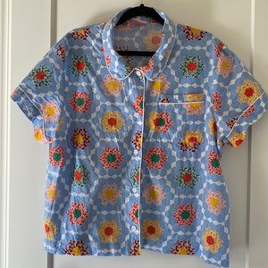 Ban.do patchwork button down XL